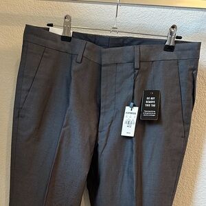 Express Charcoal Dress Pants for Men